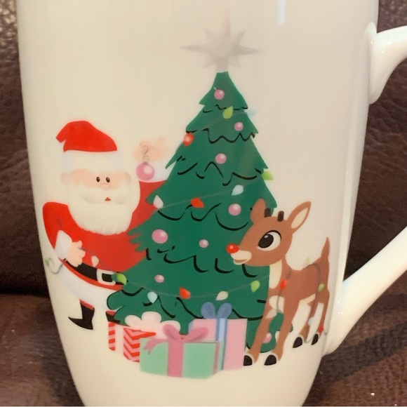 Rudolph the Red-Nosed Reindeer Ceramic Mug Rudolph Santa Christmas Tree Gifts - Picture 2 of 6